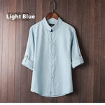 Men's Linen Vintage Plus Size Shirt - EX-STOCK CANADA