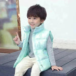 Down Cotton Vest Outumn and Winter Chaleco de invierno Ropa de invierno Niños Fuera sin mangas sin mangas