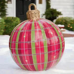 Adorno navideño holly bola decoración de árboles al aire libre bolas de Navidad para yardas