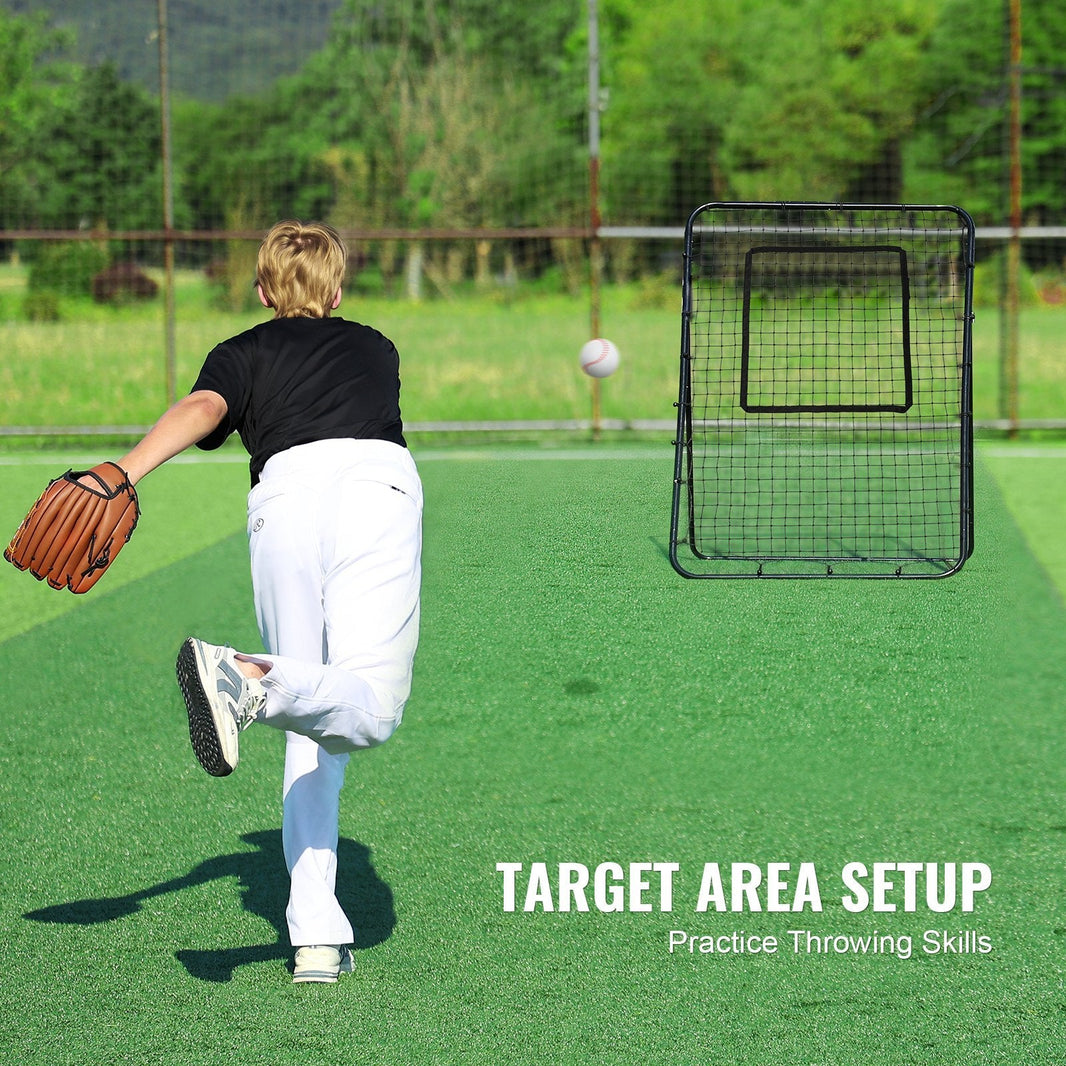Baseball And Softball Rebounder Net 4x6 Ft PitchBack Adjustable Angles EX-STOCK