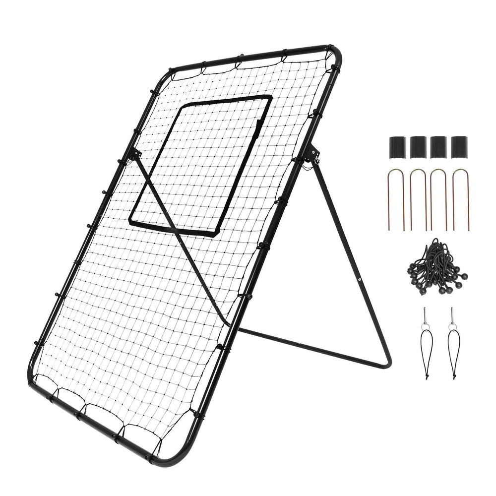 Baseball And Softball Rebounder Net 4x6 Ft PitchBack Adjustable Angles EX-STOCK