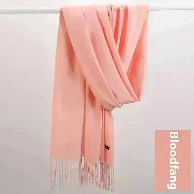 Pure Color Warm Keeping Scarf All-match Cashmere Shawl - EX-STOCK CANADA