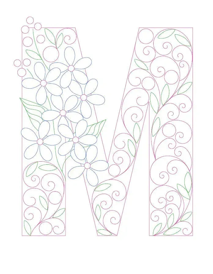 Paper Filigree Painting Kit - Letters - EX-STOCK CANADA