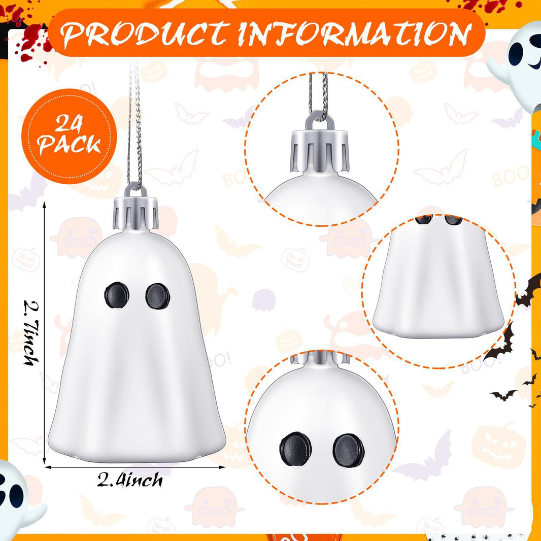 Halloween hanging ghost decorations in multi-pack options – product view 2