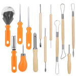 13Pcs Halloween Pumpkin Carving Kit Stainless Steel Carving Kit Pumpkin Sculpting Cutting Kit Halloween Decorative Tools - EX-STOCK Canada