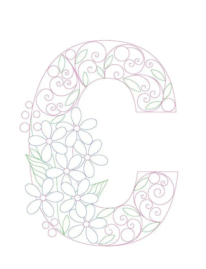 Paper Filigree Painting Kit - Letters - EX-STOCK CANADA