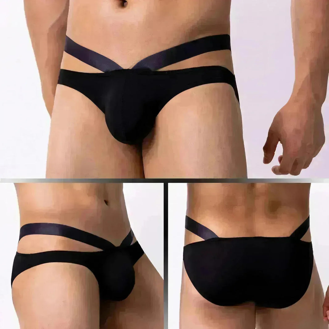 Thin Ice Silk Low Waist Men's Underwear Briefs
