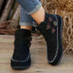 Button Design Ankle Boots For Women Autumn And Winter - EX-STOCK CANADA