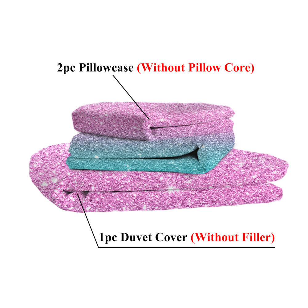3PCS Ultra Soft Duvet Cover Set For Comforter Star Bedding Set Full Queen King Size EX-STOCK Canada 