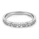 Set de anillo de moda Damas 925 Combinación de plata esterlina Ring Wedding Ring Mujeres