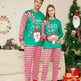 Cartoon Santa Claus Letter Printing Parent-child Christmas Pajamas Home Wear Suit - EX-STOCK CANADA
