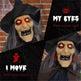 6.2' Life Size Decoration Animatronic Witch W Broomstick Outdoor Halloween, Sound  Motion Activated W Light Up Eyes EX-STOCK Canada 