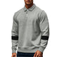 Fashion Long-sleeved Lapel Polo Shirt With Button Men's Loose Casual Sports Top Fall Spring Clothing EX-STOCK Canada 