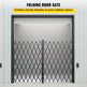Double Folding Security Gate, 5.1 H X 10.2 W Folding Door Gate, Steel Accordion Security Gate, Flexible Expanding Security Gate, 360 Rolling Barricade Gate, Scissor Gate Or Door With Keys EX-STOCK