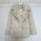 Classy Fashionable Winter Plain Huge Faux Fur Coat for Ladies - EX-STOCK CANADA