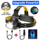 LED Headlamp Rechargeable Head Torch Zoom Headlight Lamp Powerful Flashlight Fishling Driving Camping Light With 3 Modes Work Light EX-STOCK
