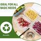 Glass Food Storage Containers With Lids - 5 Airtight Food Storage Containers 