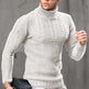Men's Turtleneck Twisted Long-sleeved Sweater Thermal Head Cover EX-STOCK Canada 