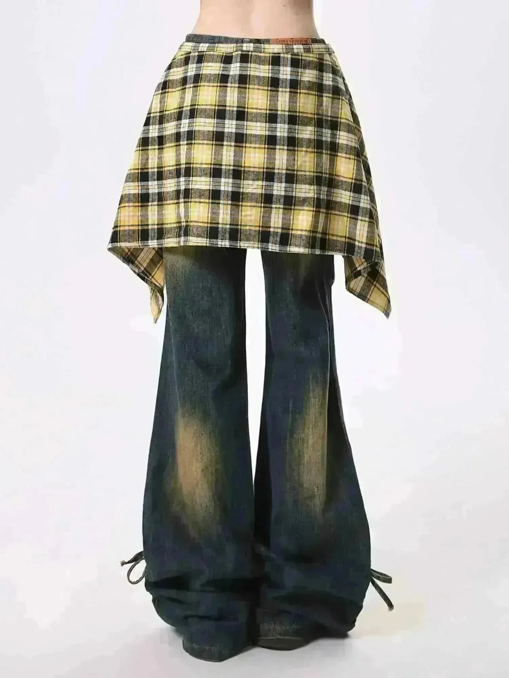 Jeans Women's Skirt Swing Outside Casual Bootcut Pants - EX-STOCK CANADA