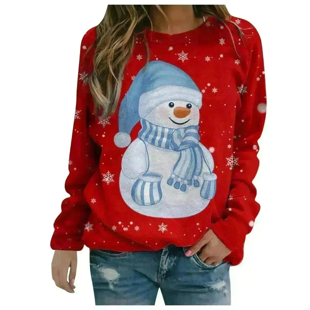 Women Autumn And Winter Funny Christmas Sweatshirt - EX-STOCK CANADA