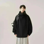Autumn Winter Oversized Turtleneck Hoodie  Pullover for mens - EX-STOCK CANADA