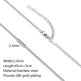 Stainless Steel Vacuum Vapor Plating 18K Gold Color Protection Lip Chain Necklace - EX-STOCK CANADA