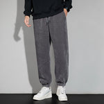 Autumn And Winter Chenille Plush Pants Male | EX-STOCK product gallery photo 5