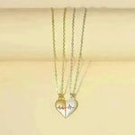 Heartbeat Magnetic Heart Checklace Love Pareja Jewelry