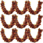 3 Pcs Halloween Decorations, Orange Metallic Tinsel Twist, 19.7 Feet-Cannot Be Listed On Amazon Platform - EX-STOCK Canada