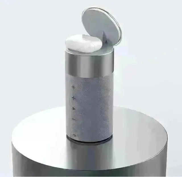 3 In 1 Multi-Function IPhone And AirPods Wireless Charger Portable Bluetooth Speaker With Touch Lamp For Home And Office - EX-STOCK CANADA