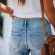High-rise stretch bootcut jeans - EX-STOCK CANADA
