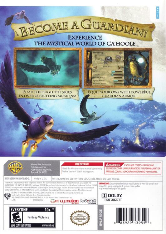 Legend of the Guardians: The Owls of Ga'Hoole 