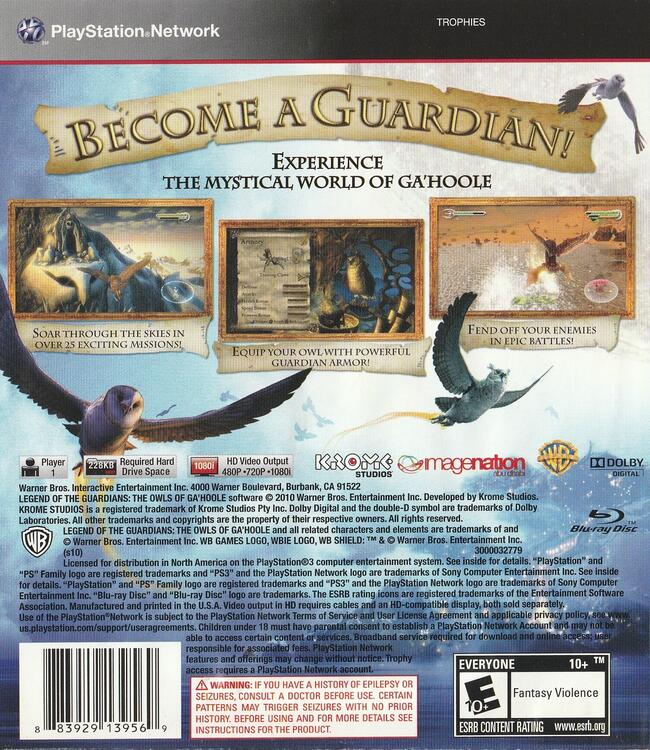 Legend of the Guardians: The Owls of Ga'Hoole 