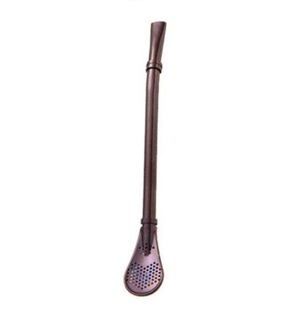 304 Stainless Steel Residue Filter Straws Spoon EX-STOCK Canada 