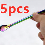 304 Stainless Steel Residue Filter Straws Spoon EX-STOCK Canada 