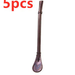 304 Stainless Steel Residue Filter Straws Spoon EX-STOCK Canada 