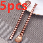 304 Stainless Steel Residue Filter Straws Spoon EX-STOCK Canada 