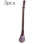 304 Stainless Steel Residue Filter Straws Spoon EX-STOCK Canada 