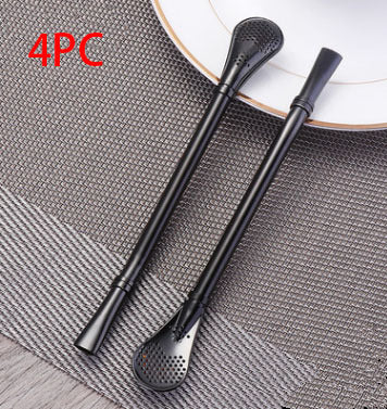 304 Stainless Steel Residue Filter Straws Spoon EX-STOCK Canada 
