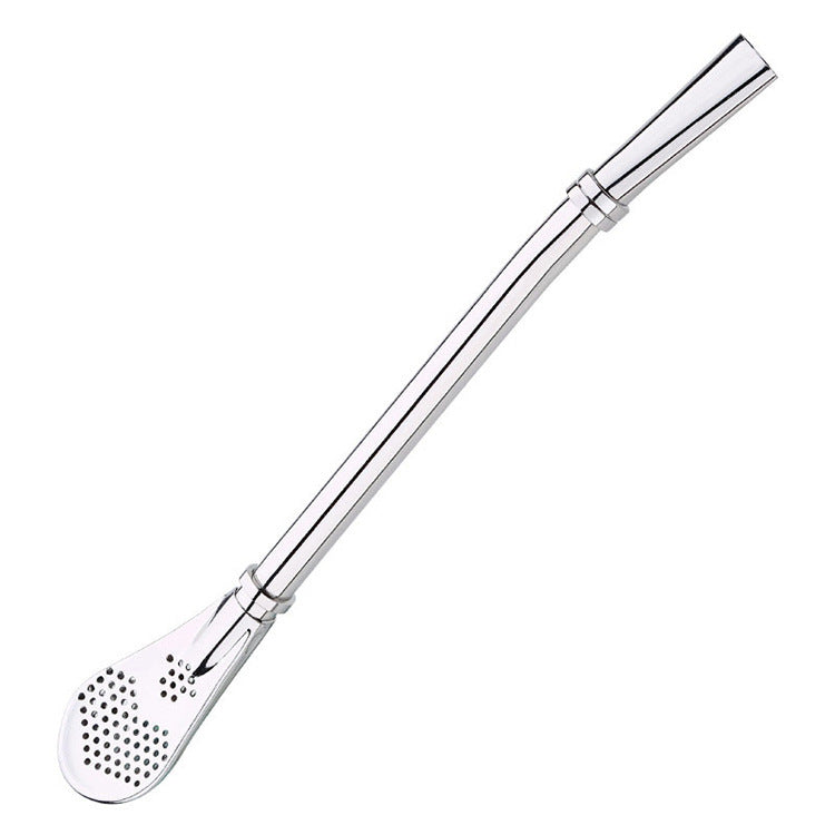 304 Stainless Steel Residue Filter Straws Spoon EX-STOCK Canada 