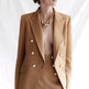 Simple Style Buttoned Casual Blazer Jacket Women - EX-STOCK CANADA