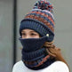 Fall Winter knitted Woolen Balaclava Beanie hat for women - EX-STOCK CANADA