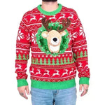Funny Christmas Sweater Top for Couple