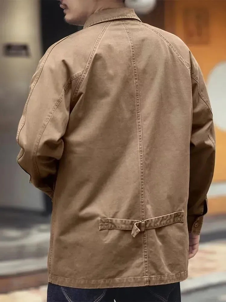 Versatile Casual Denim Jacket For Men Jeans
