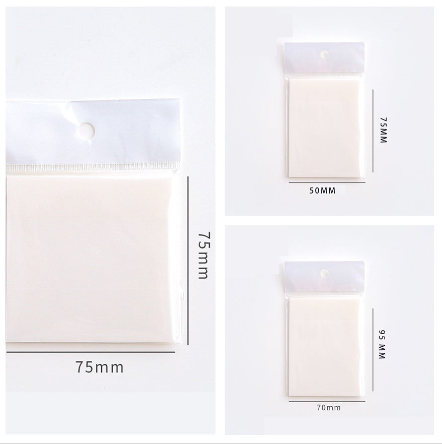 PET Transparent Post-it Notes Waterproof Material Sticky Notes 