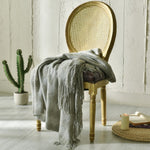 Fringed Knitted Small Blanket Napping Blanket Sofa Blanket EX-STOCK Canada 