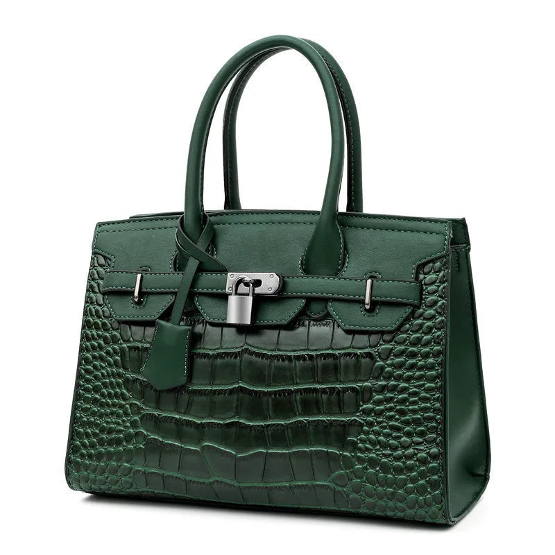 Trendy crocodile pattern Cooperate Work Handbag for Ladies - EX-STOCK CANADA