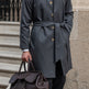 Wool Winter Trench Coat Single-breasted Coat | EX-STOCK product gallery photo 2