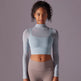 Mesh Yoga Clothes Long Sleeve Quick-drying Workout Clothes Top For Women - EX-STOCK CANADA