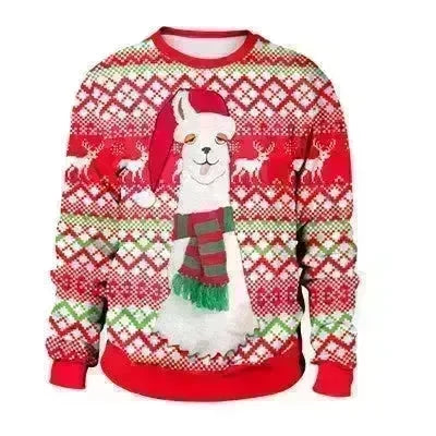 Ugly Christmas Sweater For gift Santa Deer Elf Funny Pullover - EX-STOCK CANADA